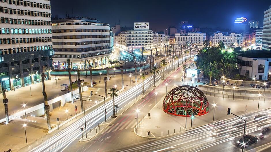 Casablanca, quartier d'affaires